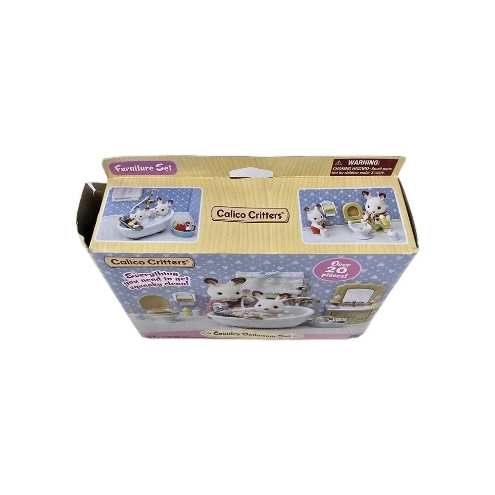 CALICO CRITTERS #CC1748 Country Bathroom Set - Complete